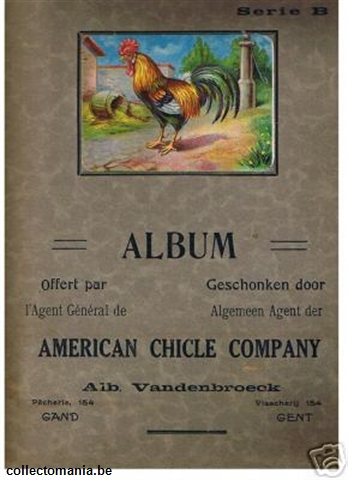 Chromo Trade Card American chicle 